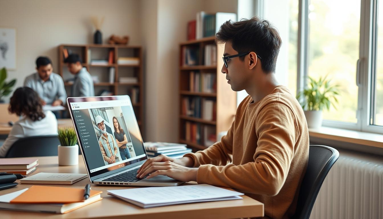 Students working in research laboratory